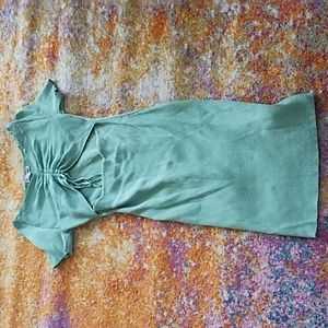 Green Fashion Nova Cut Out Dress Medium